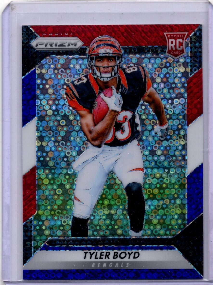 2016 Panini Prizm Tyler Boyd #270 Red White Blue Rookie RC Bengals