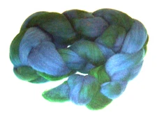 Dark Blue Needle Felting Spinning Wool Fiber Roving 8.8 oz. - NEW (#31)