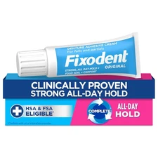 Fixodent Complete Original Denture Adhesive Cream, 0.75 Ounce (Pack of 1) 