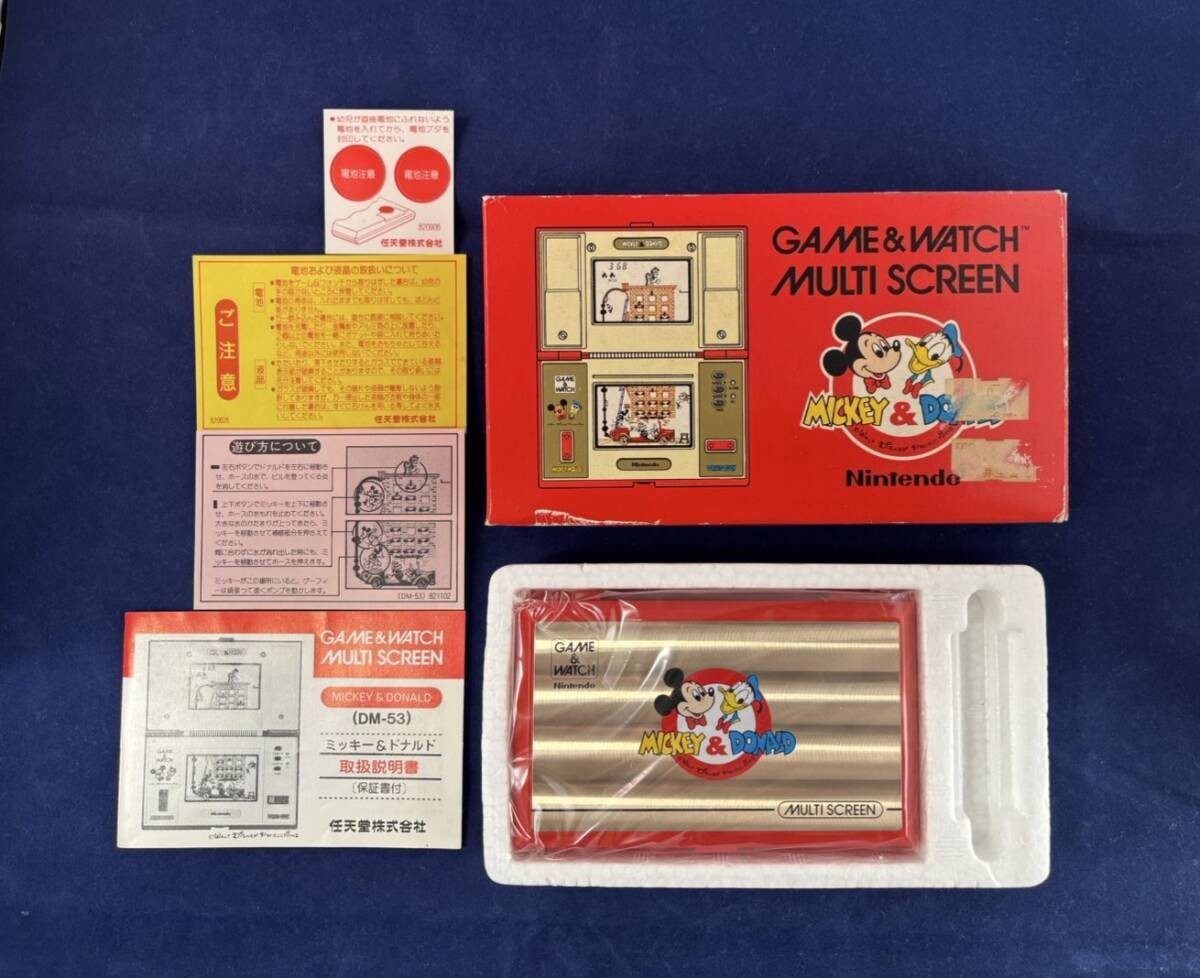 Game&Watch　Mickey&Donald NINTENDO GAME AND & WATCH Mickey & Donald Multi Screen 1983