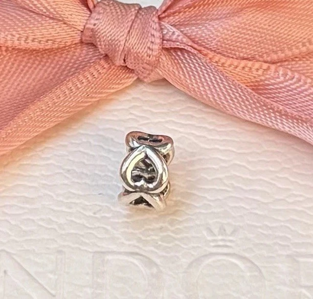 Original Pandora „Open Heart Spacer“ Charm 925 Silber #790454 - Bild 2 von 3