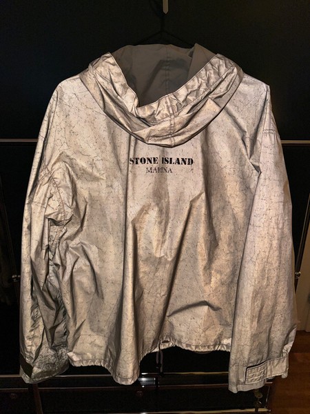Stone Island Marina Reflective Jacket - 1992 - Grey - XL