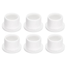 6Pcs White Plug Holes,Rubber Button Plug for 12mm/0.47" Hole