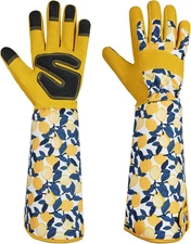 Long Gardening Gloves for Women, Thorn Proof Gardening Gloves, Protective Garden