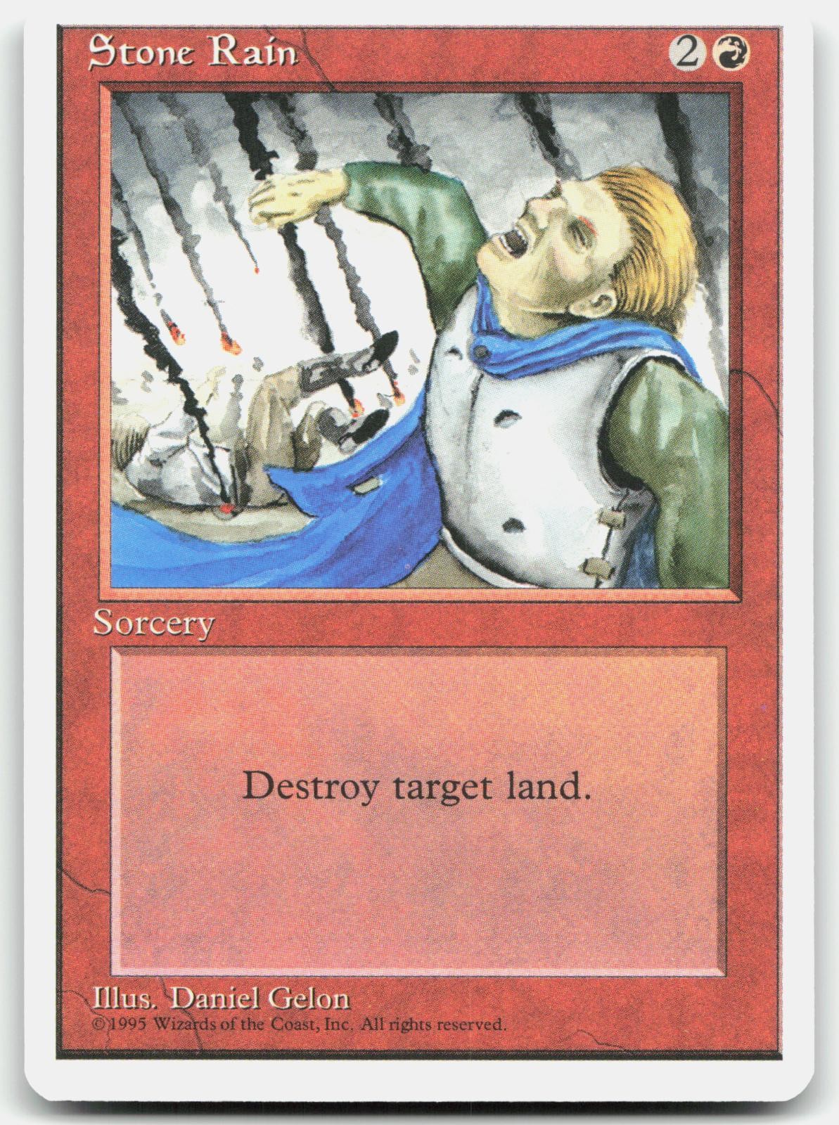 Stone Rain Common Fourth Edition Magic: The Gathering Near Mint