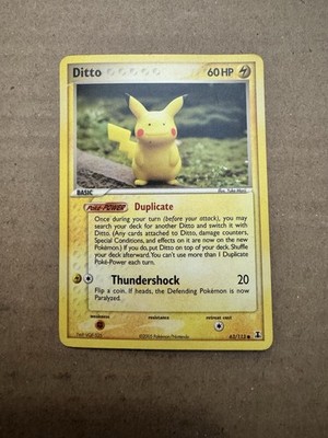 2005 Pokemon EX Delta Species Ditto (Pikachu) 63/113 Near mint