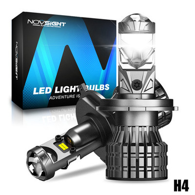 2X H4 LED Linsenlicht Scheinwerfer 22000LM Super Hell Mit Zulassung Halogen Wei