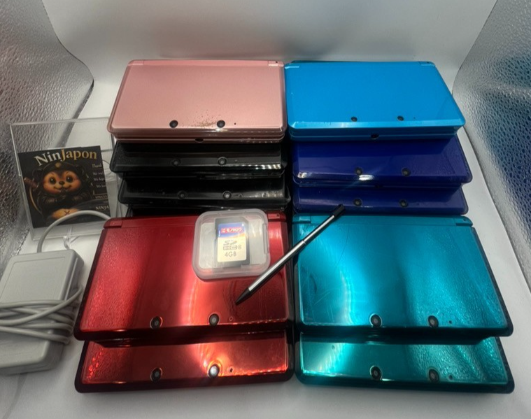 Nintendo 3DS Select Color Console region free / Charger SD card