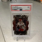 2021 Panini Select Club Level Patrick Mahomes II Die Cut Zebra Prizm PSA  9