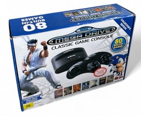 Boxed - Sega Mega Drive Classic Game Console 80 Built-In Games & 2 Controllers