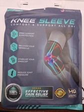 2 Pack Modvel Knee Brace Compression Sleeve for Men Women Running SIZE XL