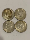 Lot of 4 1965 US Kennedy Half Dollar 40% SILVER  Coins - 46.7g