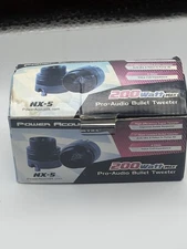Power Acoustik Nx-5 1" Horn Loaded Bullet Tweeter 200w, Black