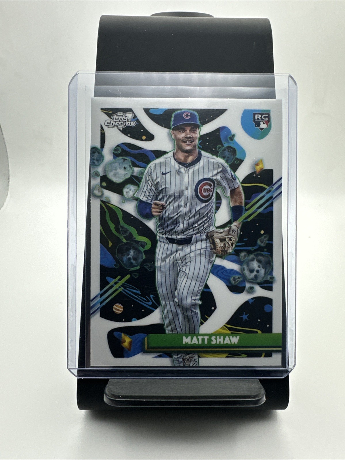 2025 Topps Cosmic Chrome - Matt Shaw #35 White Hole Refractor (RC)