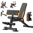 10-Level Adjustable Workout Bench, 800LBS Foldable for Full Body Home Exercise