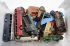 Tin Bottom Diecast Models Inc Dinky Corgi Etc