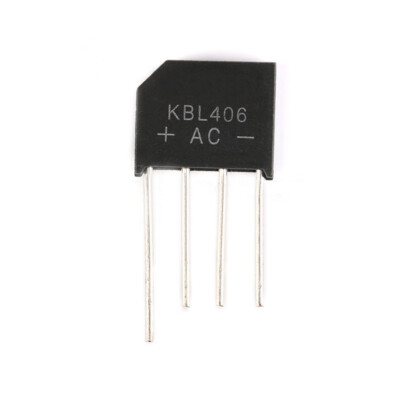 Flat Bridge Rectifier Stack Silicon Bridge Rectifier 4A 600V 1000V KBL406 KBL410