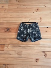 NWT Onia XL Mens "The Calder" Swim Trunks Olive Tropical Swim Trunks Drawstring