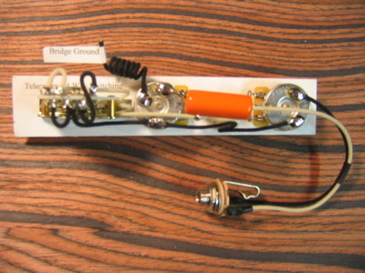 Wiring Harness for Telecaster - 4-Way Mod: CTS, .047uf Orange Drop, Oak 4-Way 