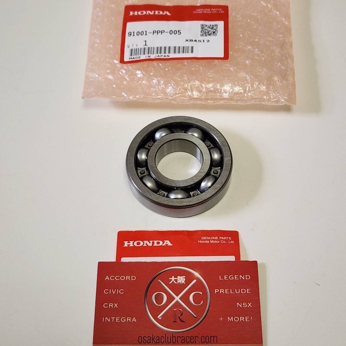 HONDA Pコート Genuine OEM Honda Ball Bearing 91001-PPP-005 28x64x15 03-11