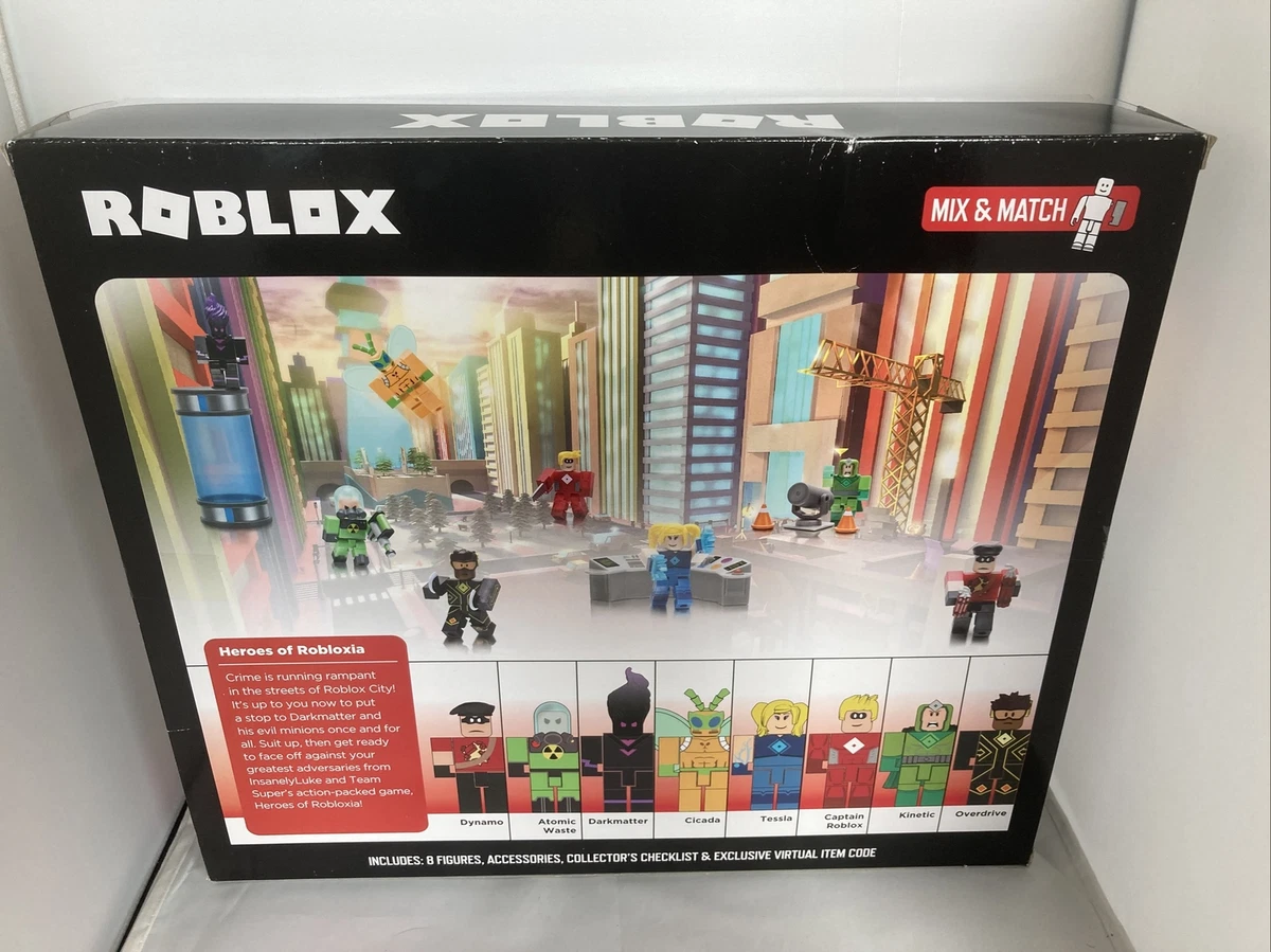 Roblox Action Collection - Heroes of Robloxia Playset [Includes Exclusive  Virtual Item] 