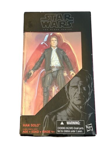 2015 Han Solo Star Wars The Black Series 6" Hasbro Figura The Force Awakens - Imagen 6 de 12