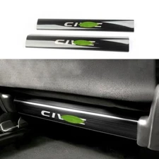 Black Titanium For Honda Civic Cover Trim Seat Anti-Kick Strip Frame 2016-2021