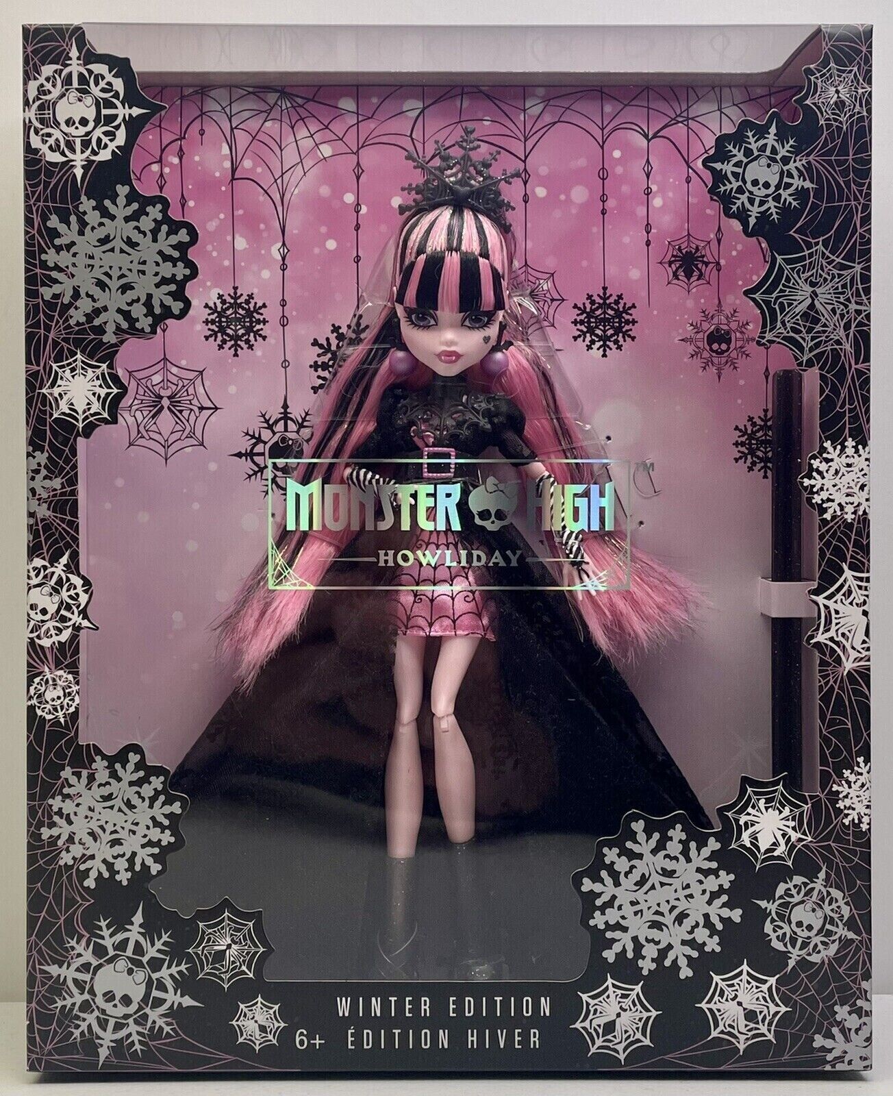 Monster High Howliday Winter Edition boneca Draculaura coleção de férias  2022 194735109906