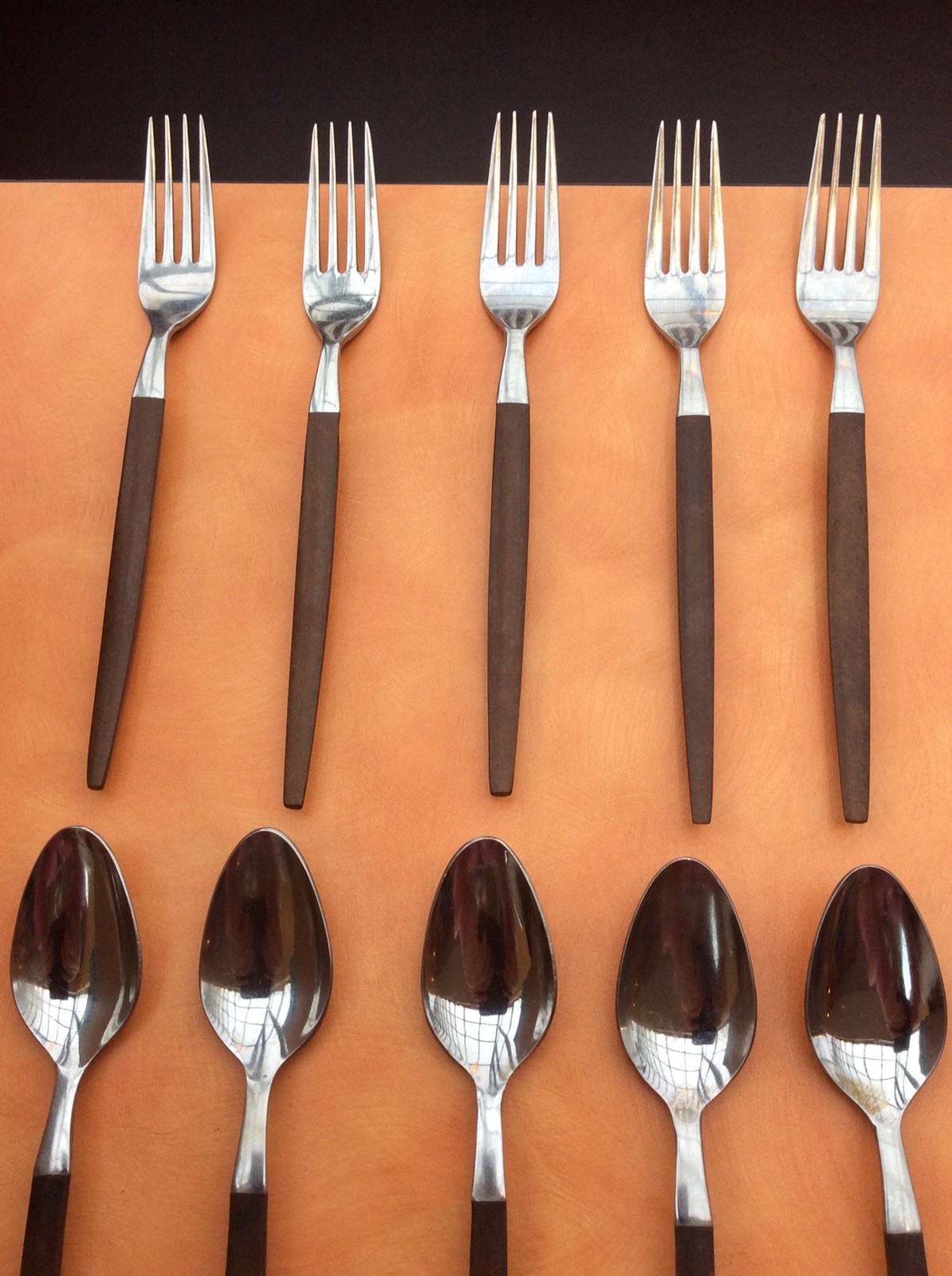 Ekco Eternal Flat Ware Lot Knives Forks Spoons eBay