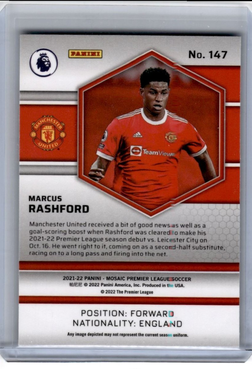 Panini Marcus Rashford PSA 10 125枚限定カード 2024 Topps Match Attax Red Hot Hero Limited Edition Marcus