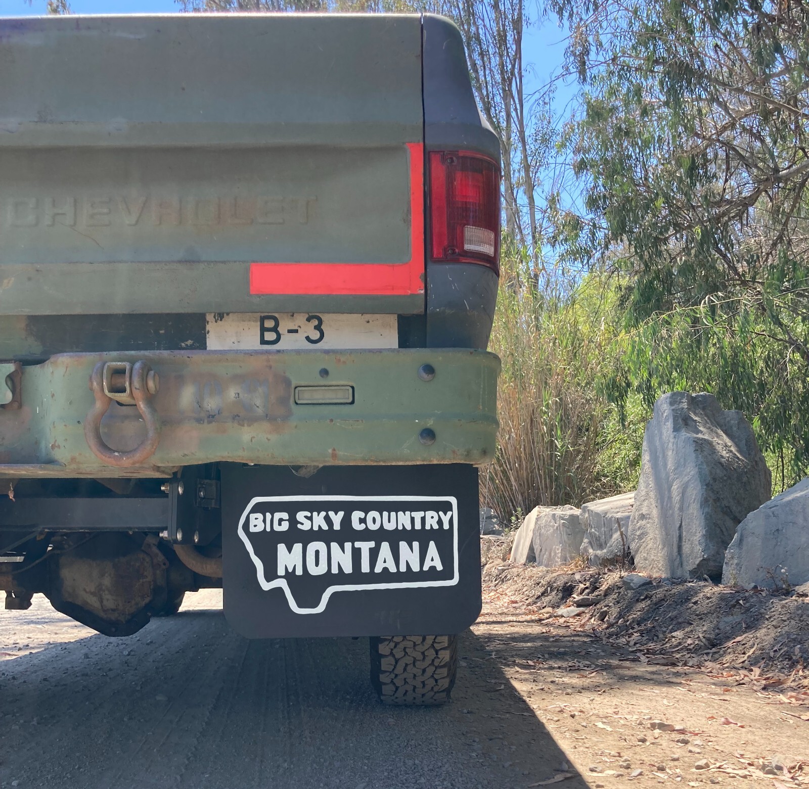 Montana State Vintage Mud Flaps (1 Pair) 19" Wide x 14" Long eBay