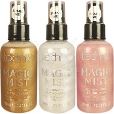 TECHNIC Magic Mist Make-Up Illuminating Glow Setting Face Spray 80ml *CHOOSE*