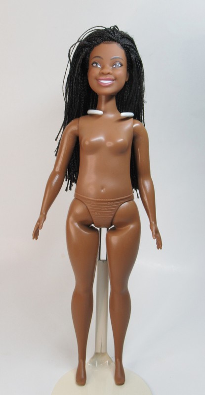 Mattel Barbie Fashionista Nude Doll 229 African American Down Syndrome Barbie