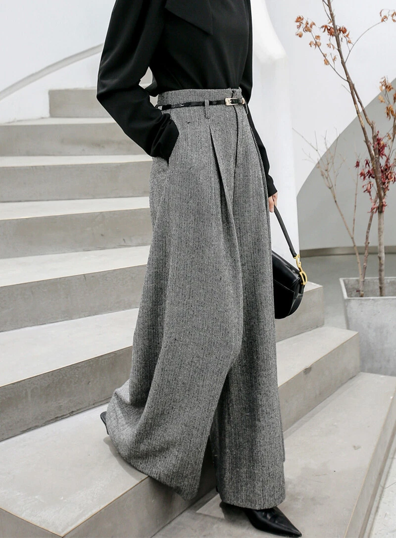 Extro & Vert Plus super wide leg pants in winter plum satin - part of a set  | ASOS