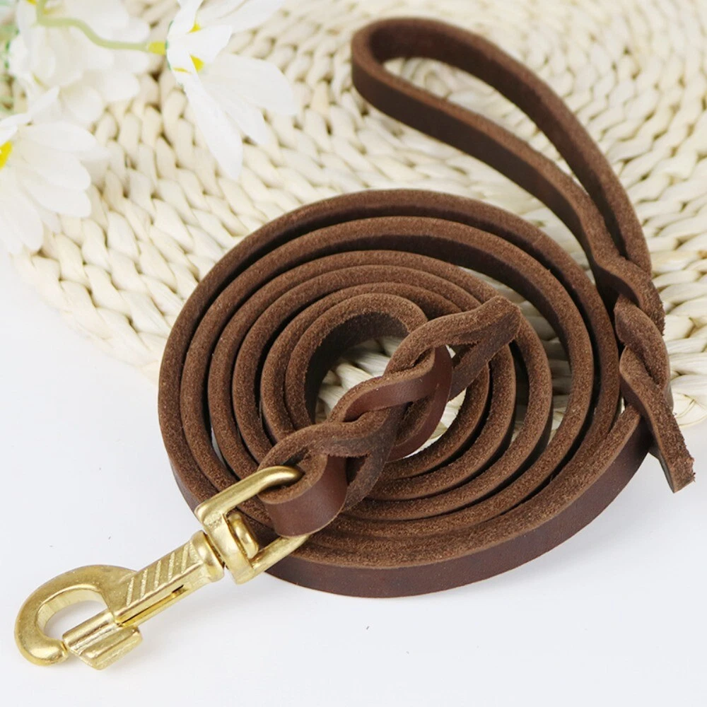 Leather leash for german cheap shepherd