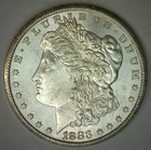 1883 CC Morgan Silver Dollar Uncirculated Carson City BU $1 Silver Coin