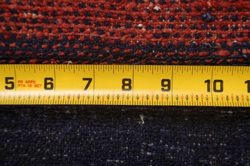 Striped Gabbeh Kashkoli Area Rug 7x8 Near Square Hand-knotted Wool Carpet - Picture 12 of 12