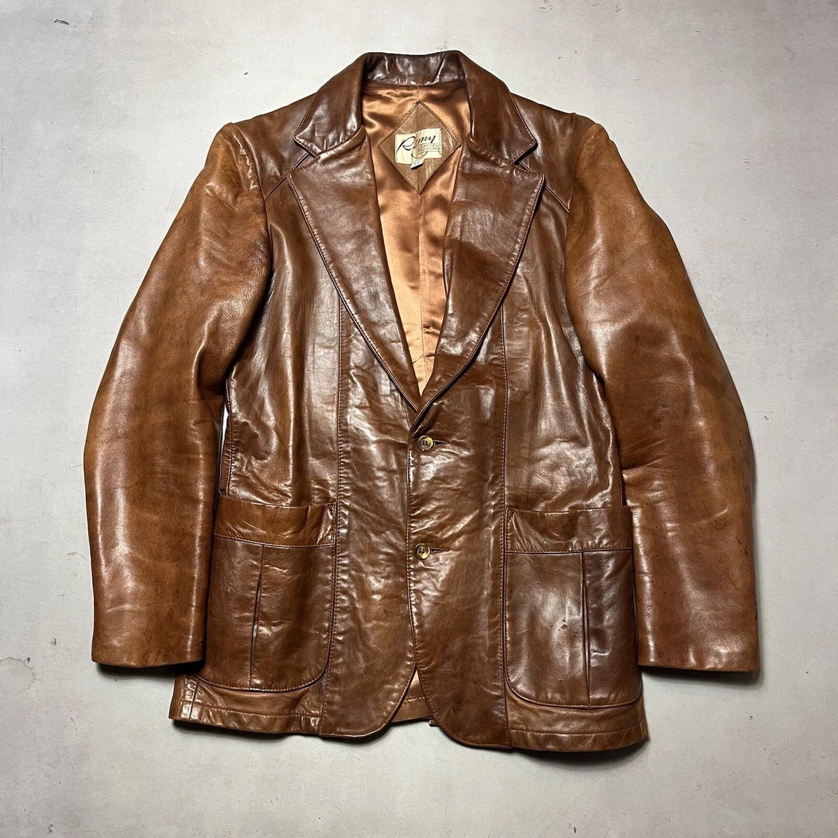 Remy leather shop jacket ebay