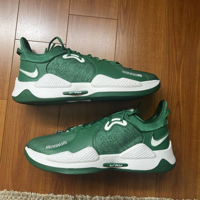 Nike PG 5 TB Promo Green White Bucks Paul George PG5 DM5045-300 Men 12.5 Shoes