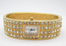 Women's Morita Quartz WR Analog 20mm Bling Dial Causal Bangle Watch F121