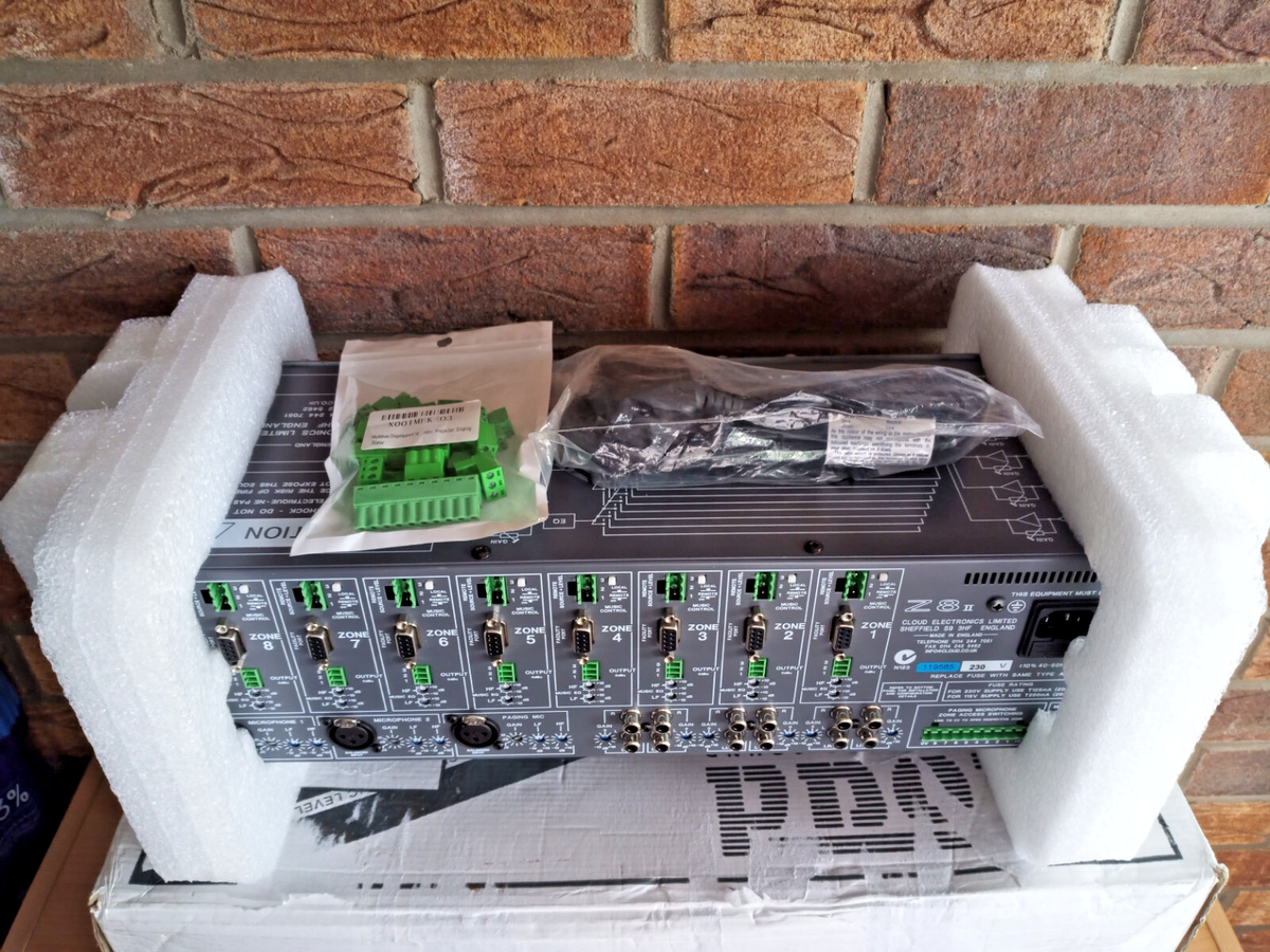 Cloud Z8 II Eight Zone Venue Audio Mixer Z8i for sale online