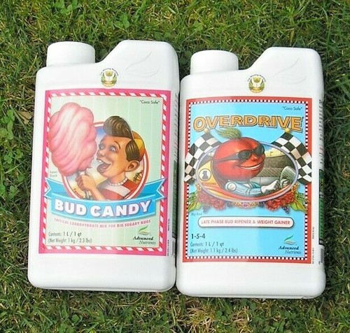 ADVANCED NUTRIENTS OVERDRIVE &amp;amp; BUD CANDY LITER BUNDLE IN STOCK FAST SHIP