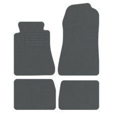 Velours Fu&szlig;matten f&uuml;r Mercedes C-Klasse W201 190 Bj. 1982 &ndash; 1993 NEU GRAU STD