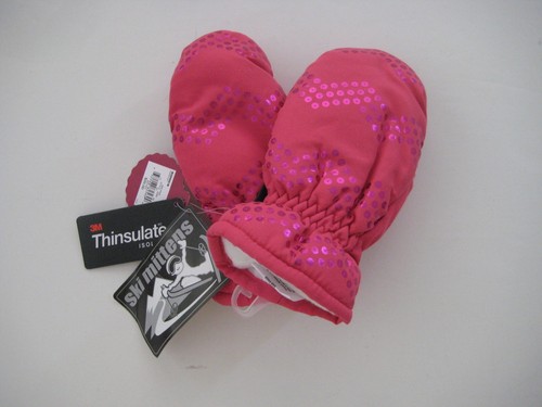 SO AUTHENTIC AMERICAN HERITAGE 3M Thinsulate INSULATION GIRLS S-M Ski mittens$20 - Picture 2 of 3