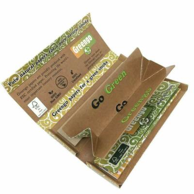 greengo tobacco review GREENGO The Ultimate 3 in 1 Pack Rolling Papers + Filter Tips + Rolling  Tray NEW