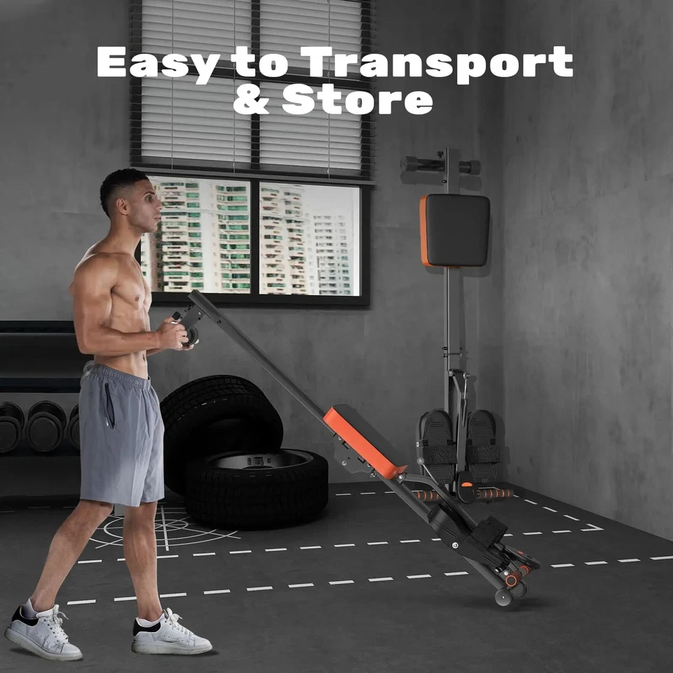 Magnetic Rowing Machine Rower with LCD Monitor Home Gym Fitness Cardio Workout ✨ - Image 4 of 4