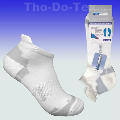 COOLMAX  Sneaker Socken. Sportsocken, Funktionssocken, handgekettelt,3 Paar weiß