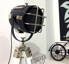 Vintage Black Studio Photography Lamp Stand Focus Home Lighting E27 Bulb Fr