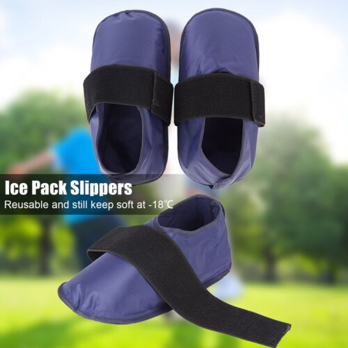 Paquete de hielo zapatilla pie bolsa de hielo envoltura para lesiones en los pies pies hinchados quimioth GSA - Imagen 1 de 23