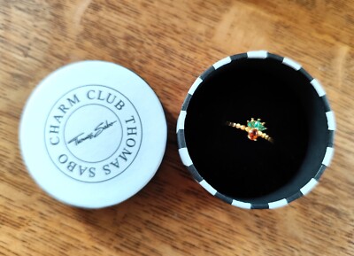 Thomas Sabo pineapple 925 silver ring, 58, NEW! RRP £83